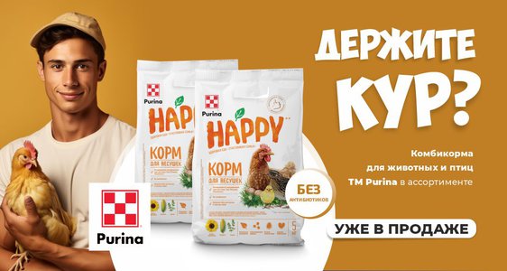 Purina на полках в магазине «Кормилец».