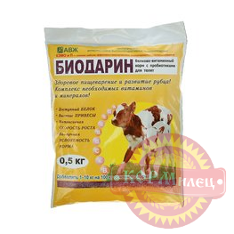 БВМД для телят и взр. КРС 0,5кг БиоДарин (Баш) арт.29305