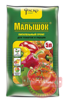 Грунт МАЛЫШОК, для томатов и перца, 5л арт. 6401 арт.06401