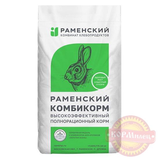 Комбикорм для кроликов ПЗК91 гр (Раменский) 25кг арт. 14280