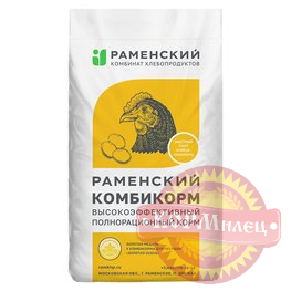 Комбикорм для кур несушек ПК1/2 гр (Раменский) обогащенный 25кг арт. 02585