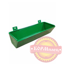 Кормушка навесная лотковая 50см пластик/металл (Тим) арт.28846