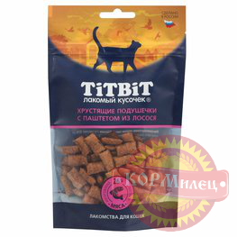 Лакомство Хрустящие подушечки для Кошек 60г Biff  ТитБит (ЧЗ) арт.28565