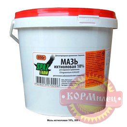 Мазь ихтиоловая 10% 750г/800г банка (ЧЗ) арт.28961