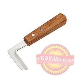 Нож копытный Г-образный правосторонний/МГ арт.28579