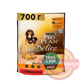 Проплан (Duo Delice Adult Small) сух 700гр д/собак мелк и карл (ЧЗ) арт.28753