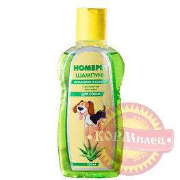 Шампунь HOMEPET увлажнение и комфорт д/собак c экстракт алоэ вера 220мл  (ЧЗ) арт.29165