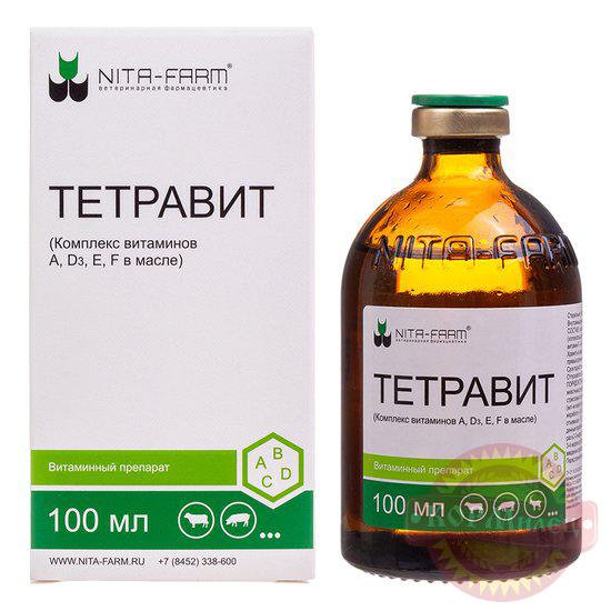 Тетравит 100 мл (для ветеринарного применения) арт.28492